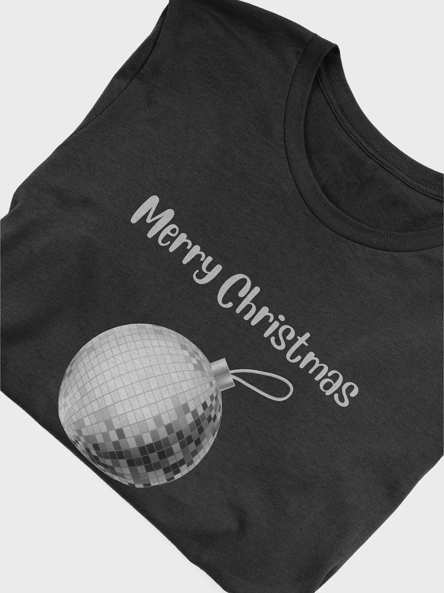 Dazzling Christmas Mirrorball Bauble T-Shirt - Silver product image (5)