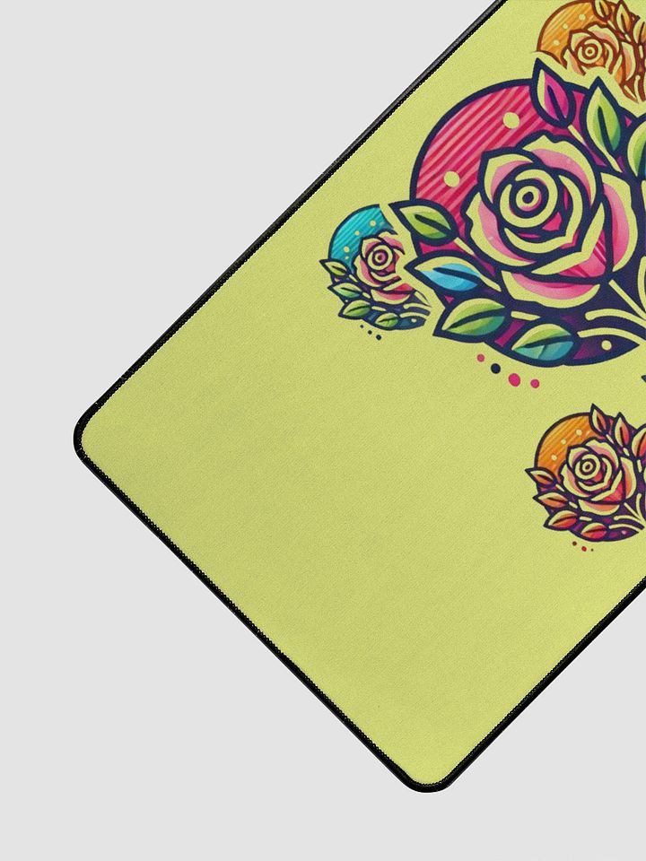 Geometric Rose Garden Desk Mat product image (2)
