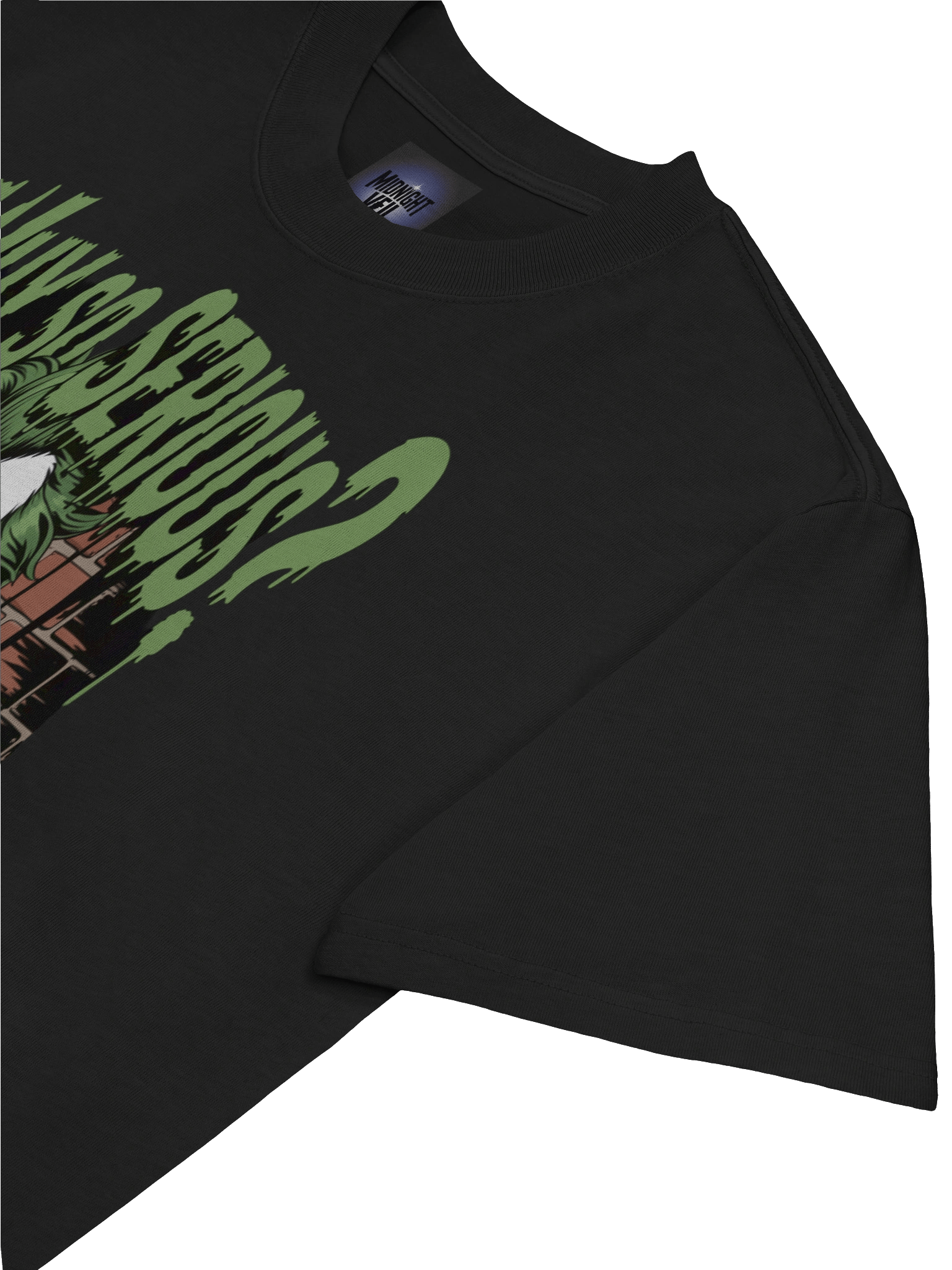 Joker 'Why So Serious?' Graffiti Wall Oversized Faded T-Shirt product image (7)
