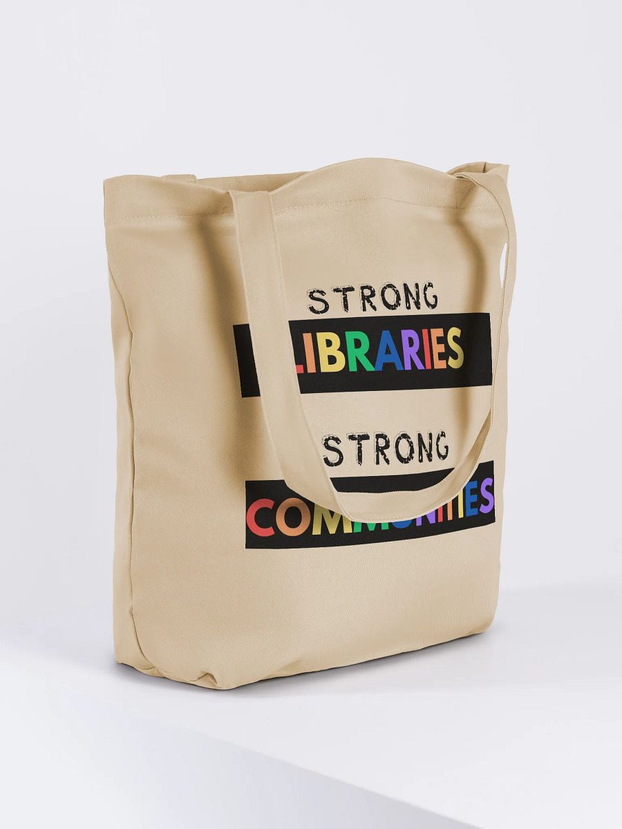 Strong Libraries Strong Communities Tote Bag product image (4)