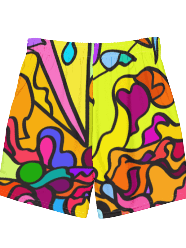 Vibrant Swirls All-Over Swim Trunks - Wave at Sunset product image (7)