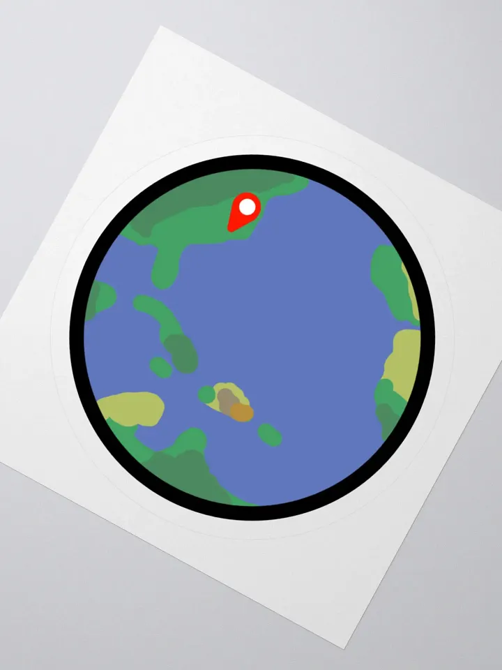 Beaver Geography Earth Sticker product image (2)