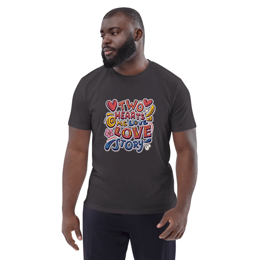 Two Hearts, one love story T-shirt product image (4)