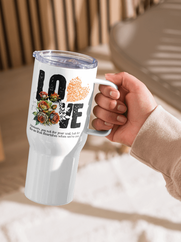 LOVE Heart 25 oz Travel Mug product image (2)