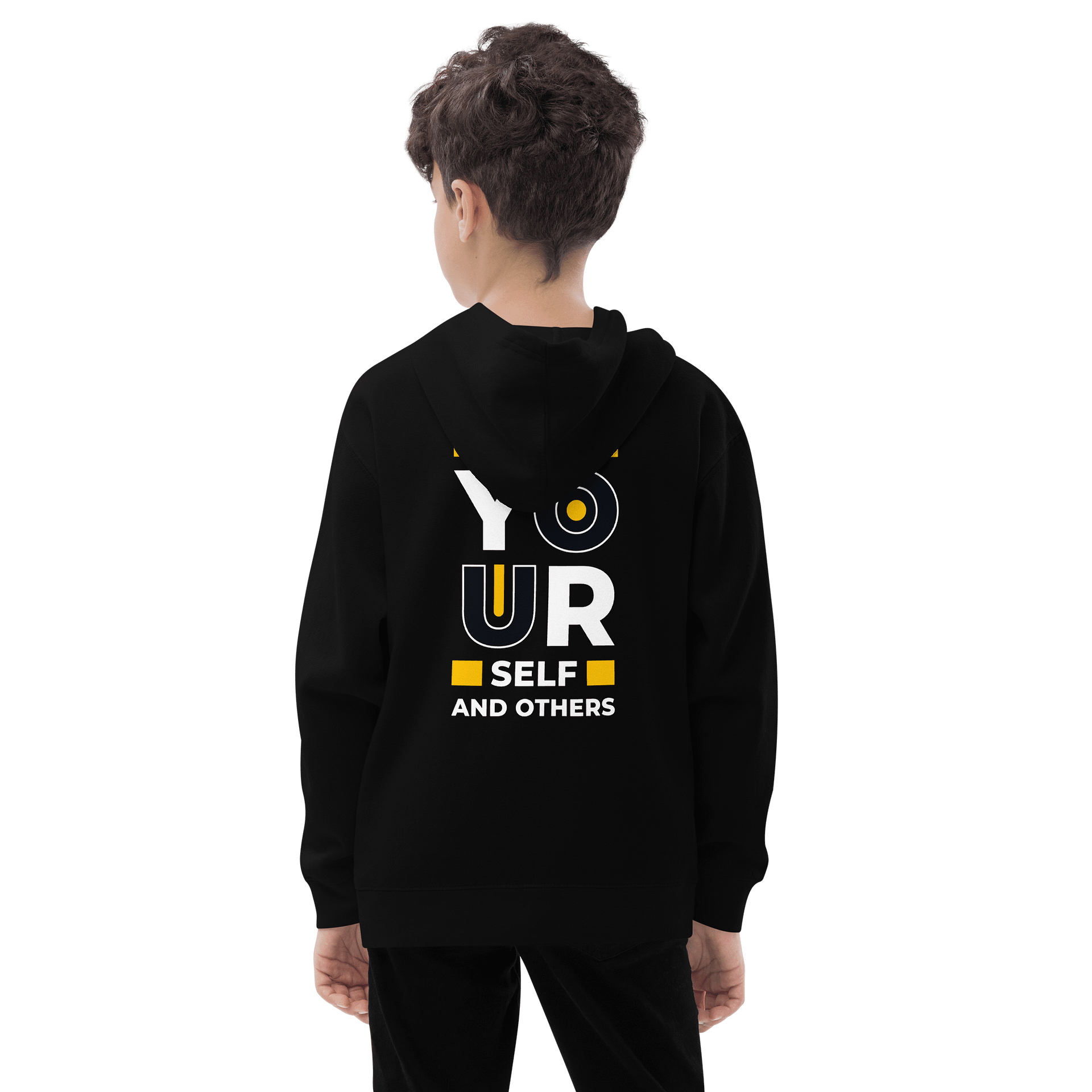 Respect Yourself and Others Youth Pullover Hoodie | Empowerment Kids Sweatshirt | Cotton-Blend Fleece for Boys and Girls product image (10)