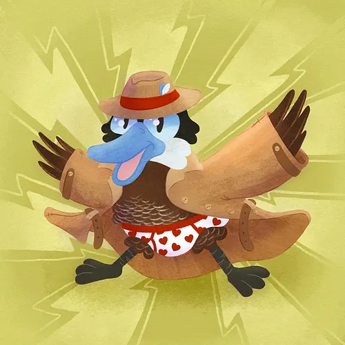 Duck underpants for this week’s @chaoticdrawalong prompt! 10 points if you can identify the duck species. 

There was also a ...