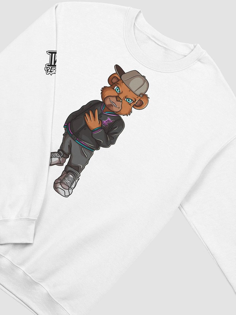 Standing Bear White Crewneck Sweatshirt product image (3)