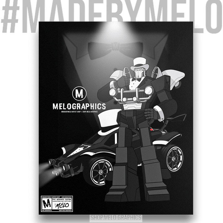 Fancy Carball Bot - Matte Poster | #MadeByMELO product image (1)