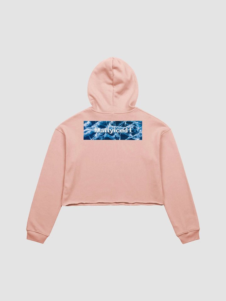 Mattyice Peach Womens Cropped Hoodie product image (2)