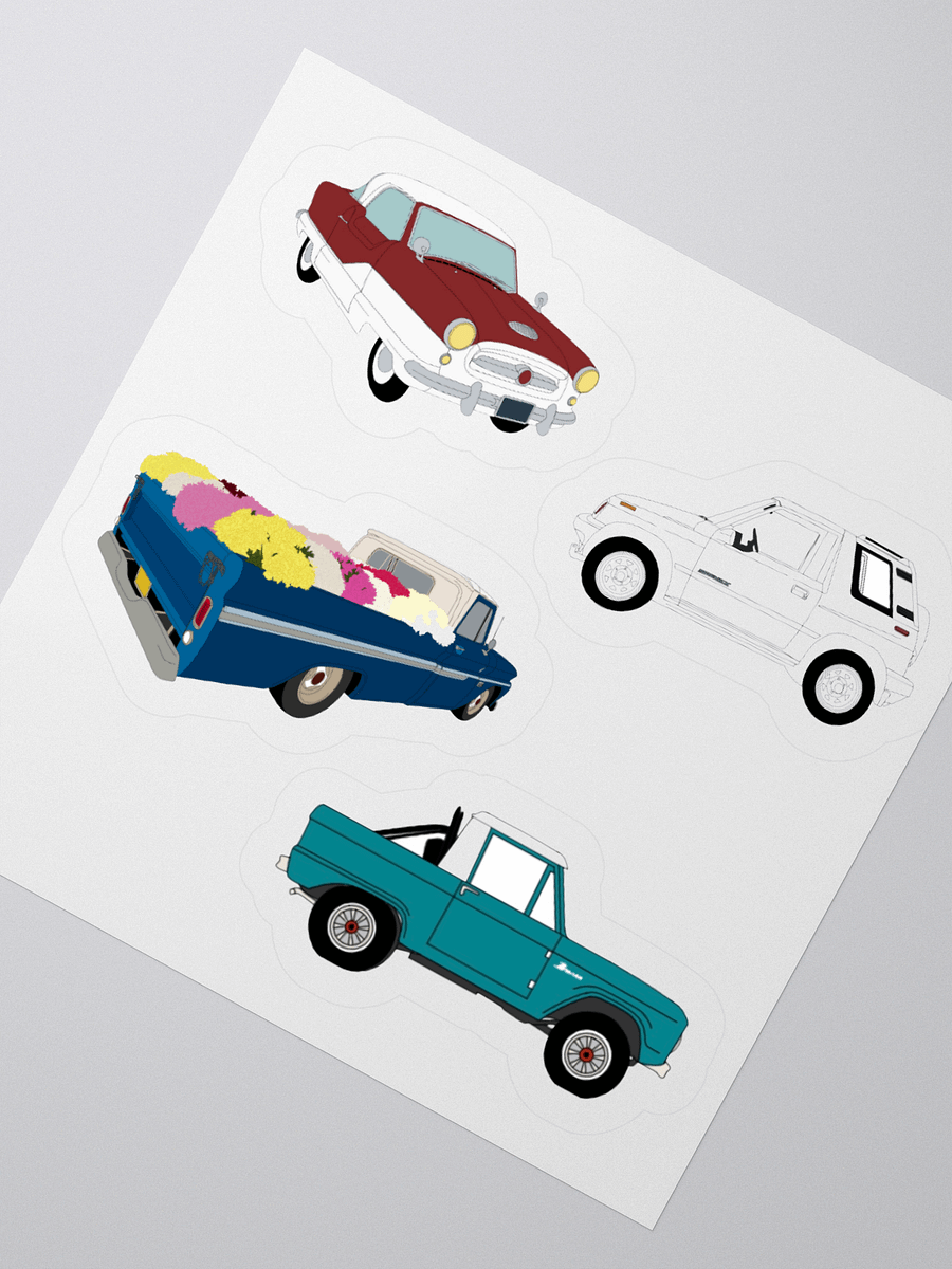classic car sticker sheet product image (6)