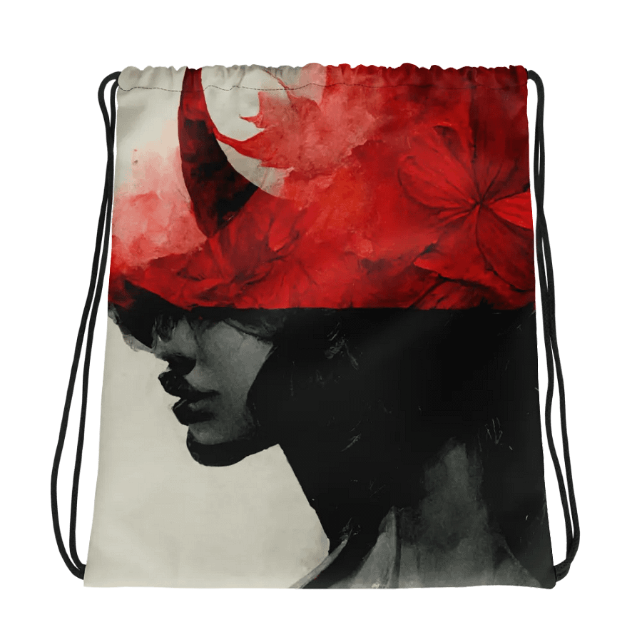 Blossom Burst Drawstring Backpack product image (1)