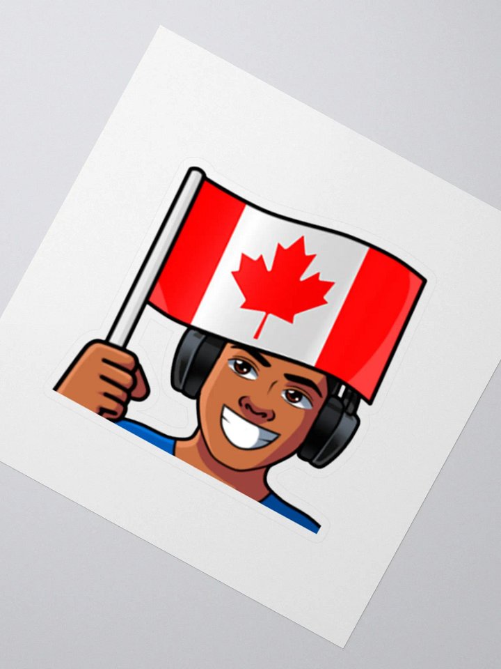 Cheerful Canadian Pride Stickers product image (8)