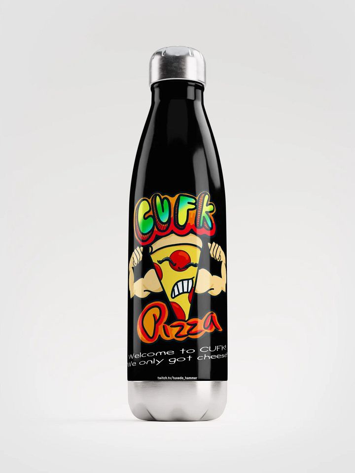 CUFK Pizza Stainless Steel Water Bottle product image (1)