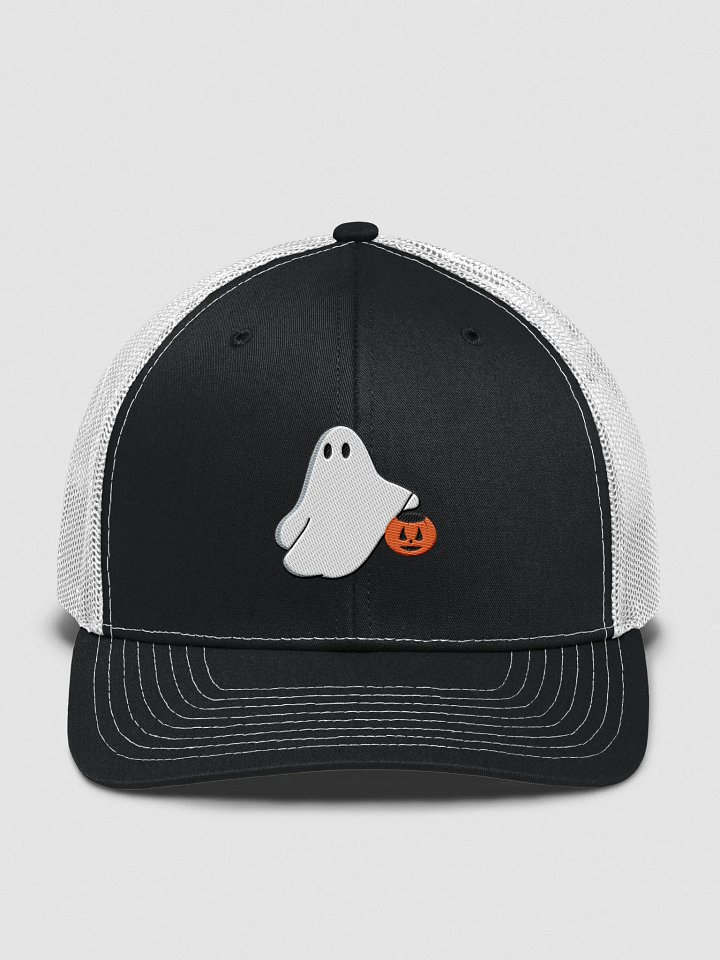 Halloween Ghost Embroidered Trucker Hat product image (1)