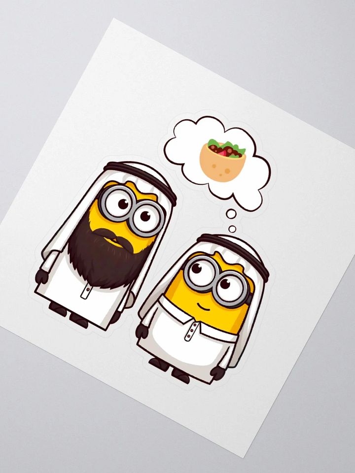 Zaatar & Mishmish Falafel Arabic Sticker product image (2)