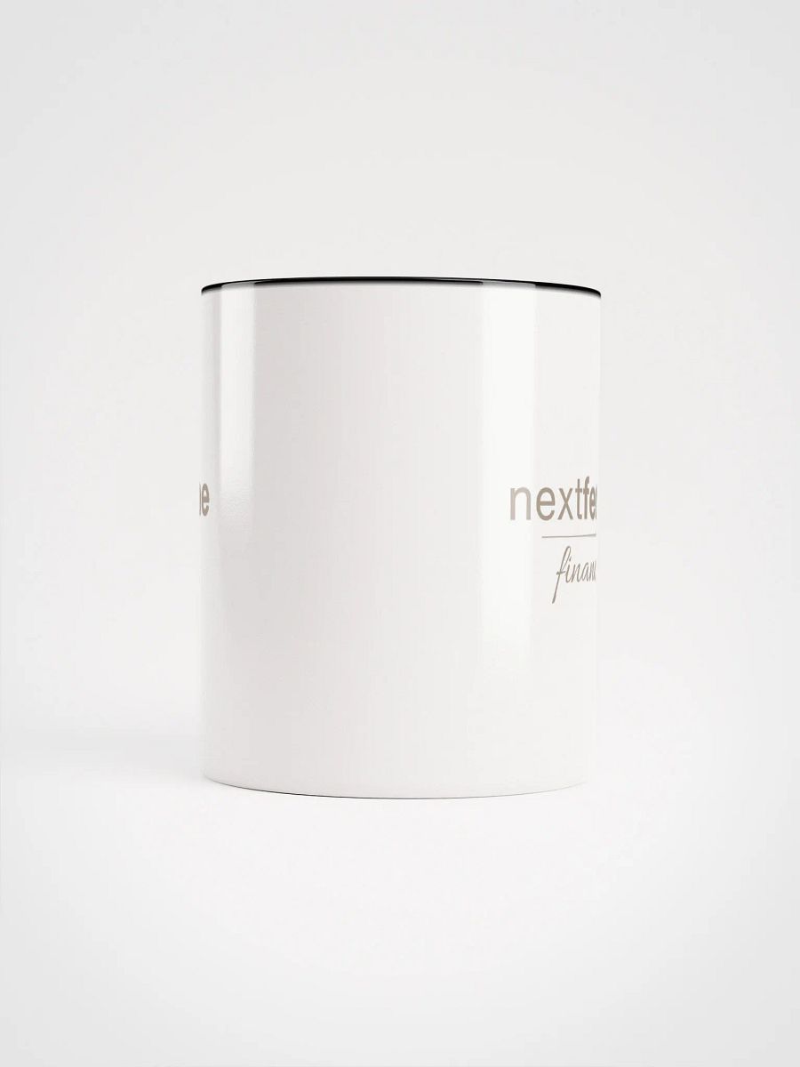 Repeated Ceramic Mug with Taupe Logotype product image (5)