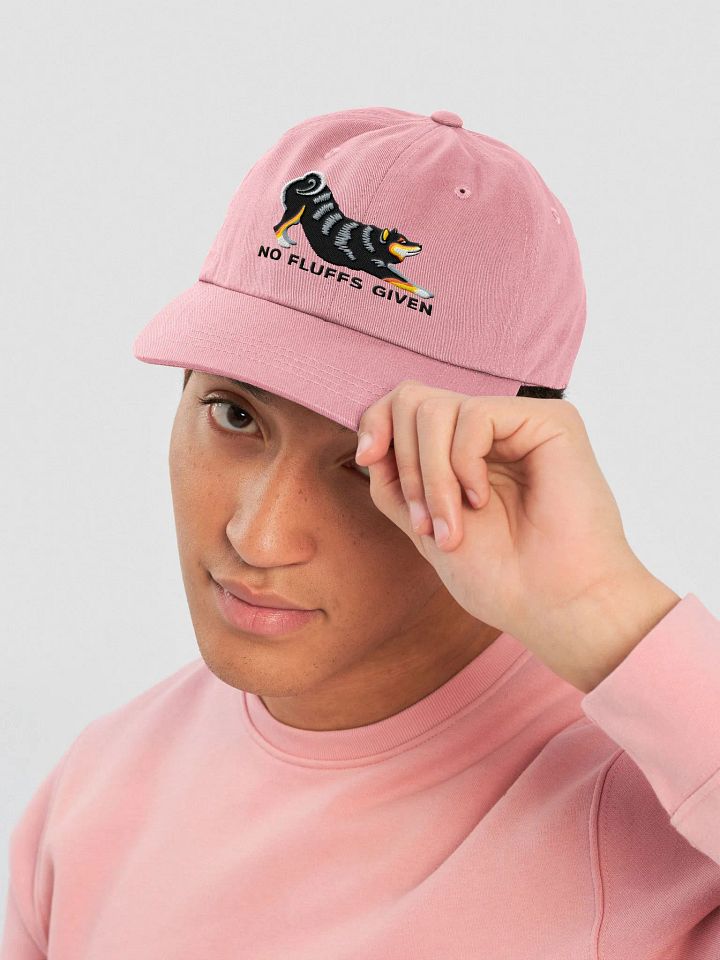 No Fluffs Given Classic Dad Hat(Embroidered) of a Shiba Inu(Tricolor) product image (18)