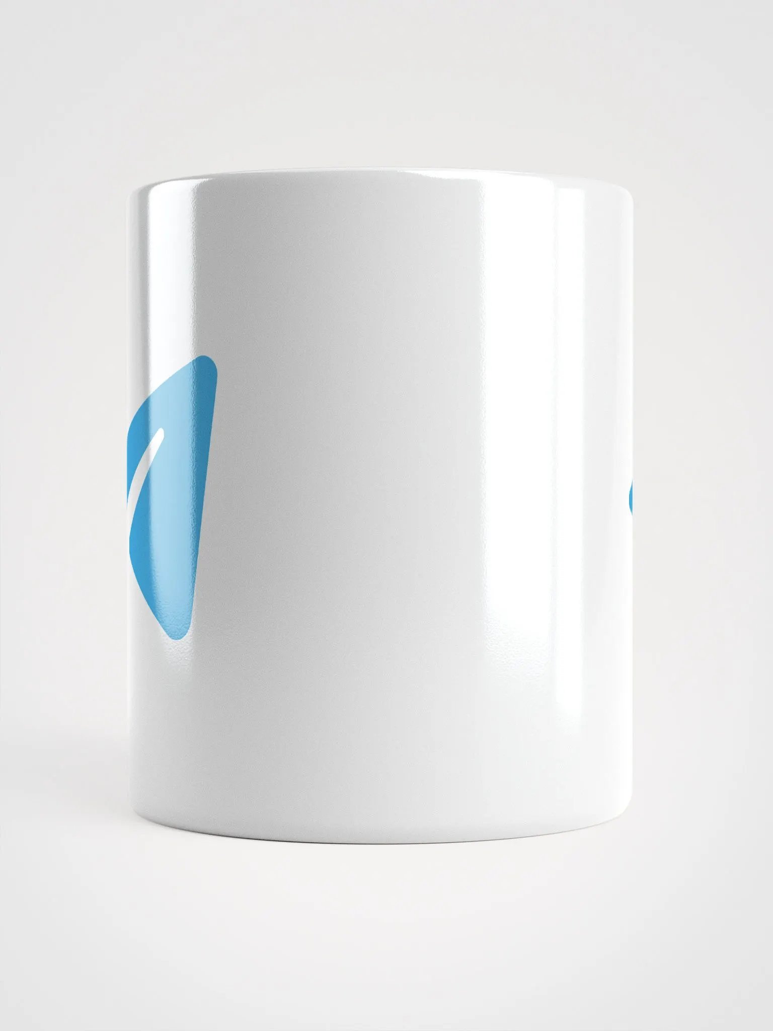 Taza con el logo de Telegram azul product image (5)