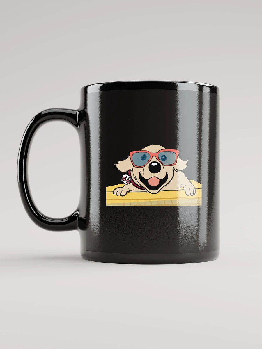 VWCE & Chill (Cool Retriever) - Ceramic Black Mug product image (6)