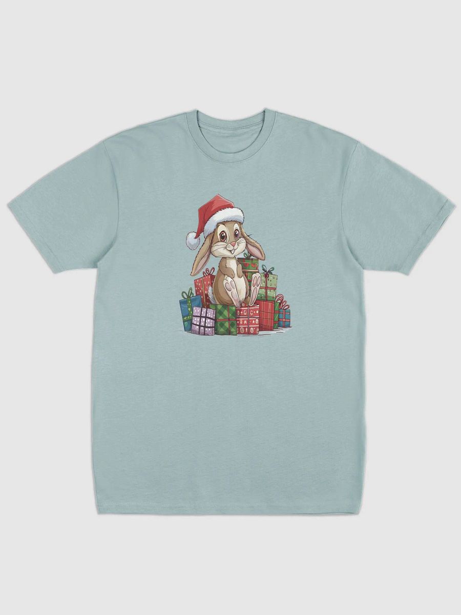 Santa Bunny Cotton Heritage Men's Premium Heavyweight Tee product image (1)