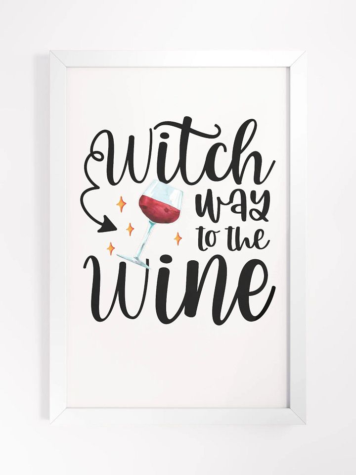 Witch Way to the Wine - Witchy, Kitchen Witch, Magic Kitchen Gift product image (2)