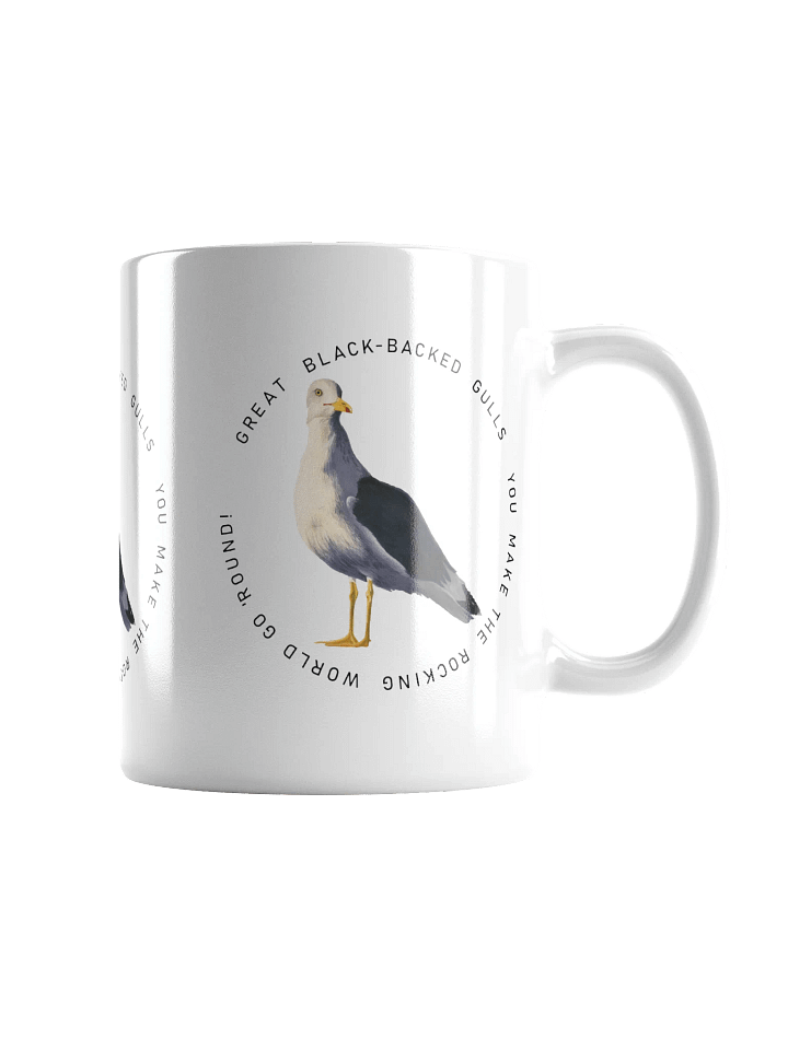 Black-Backed Gulls white mug product image (1)
