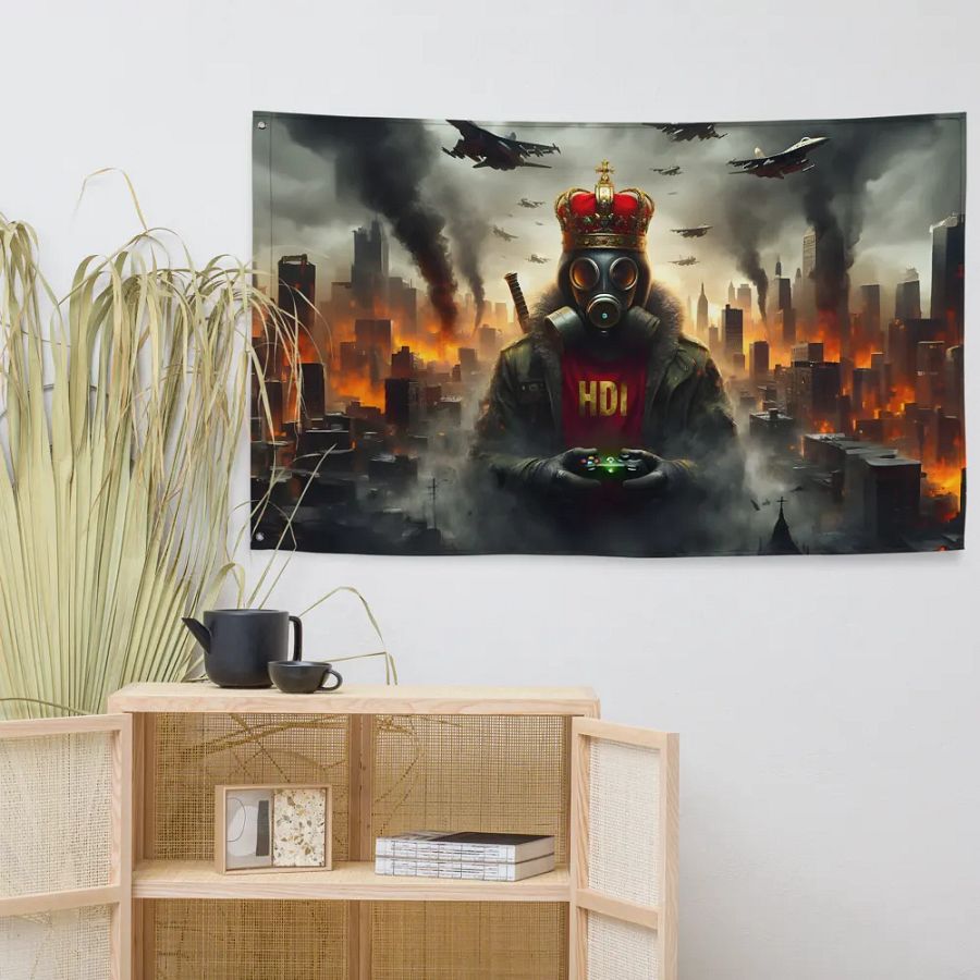 HDI Burning City Flag product image (7)