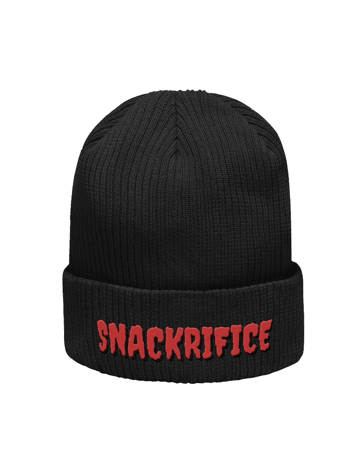 SNACKRIFICE Bold Red Beanie product image (1)