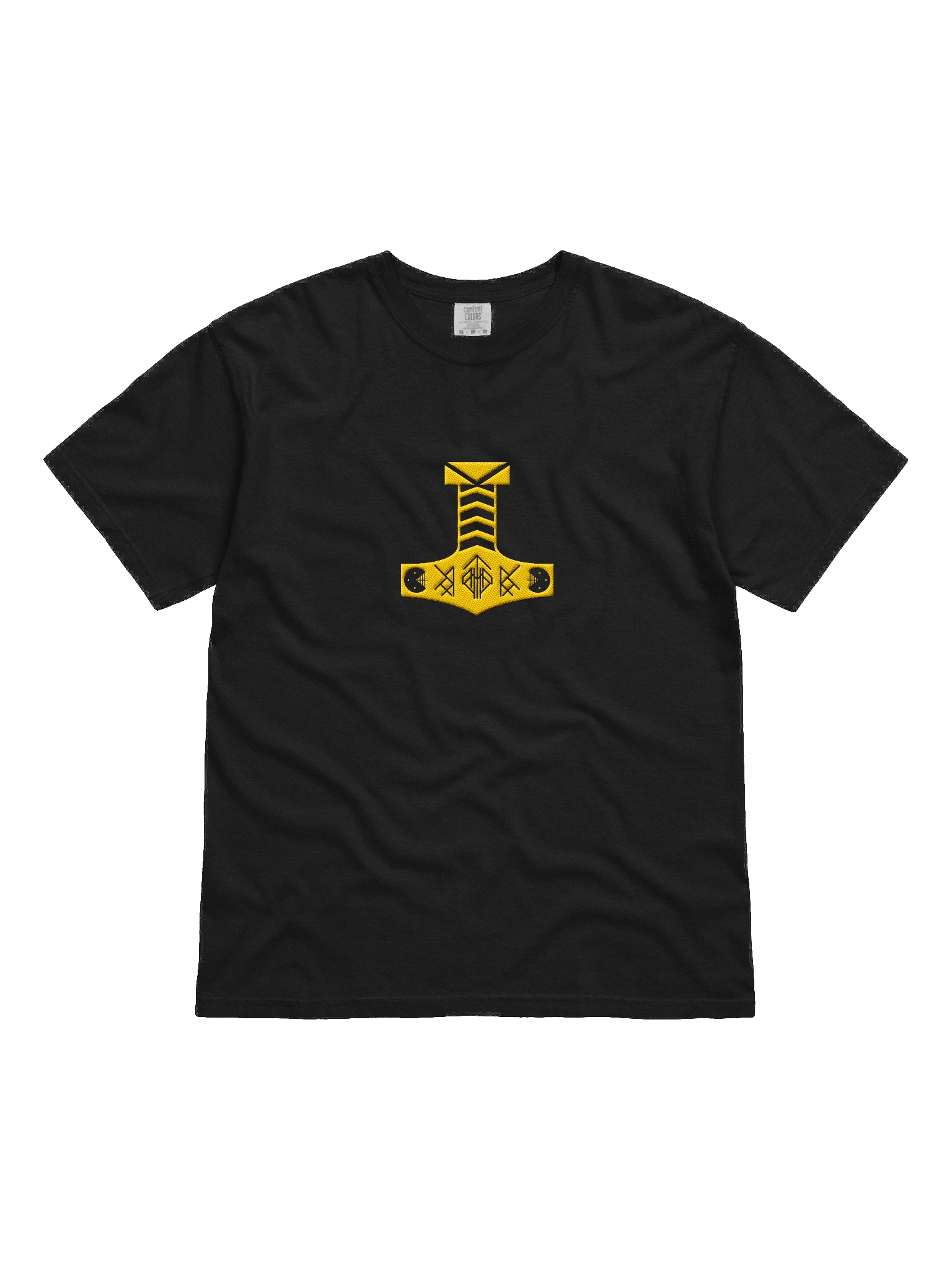 Mjölner with Bindrunes - Big Print T-shirt product image (31)