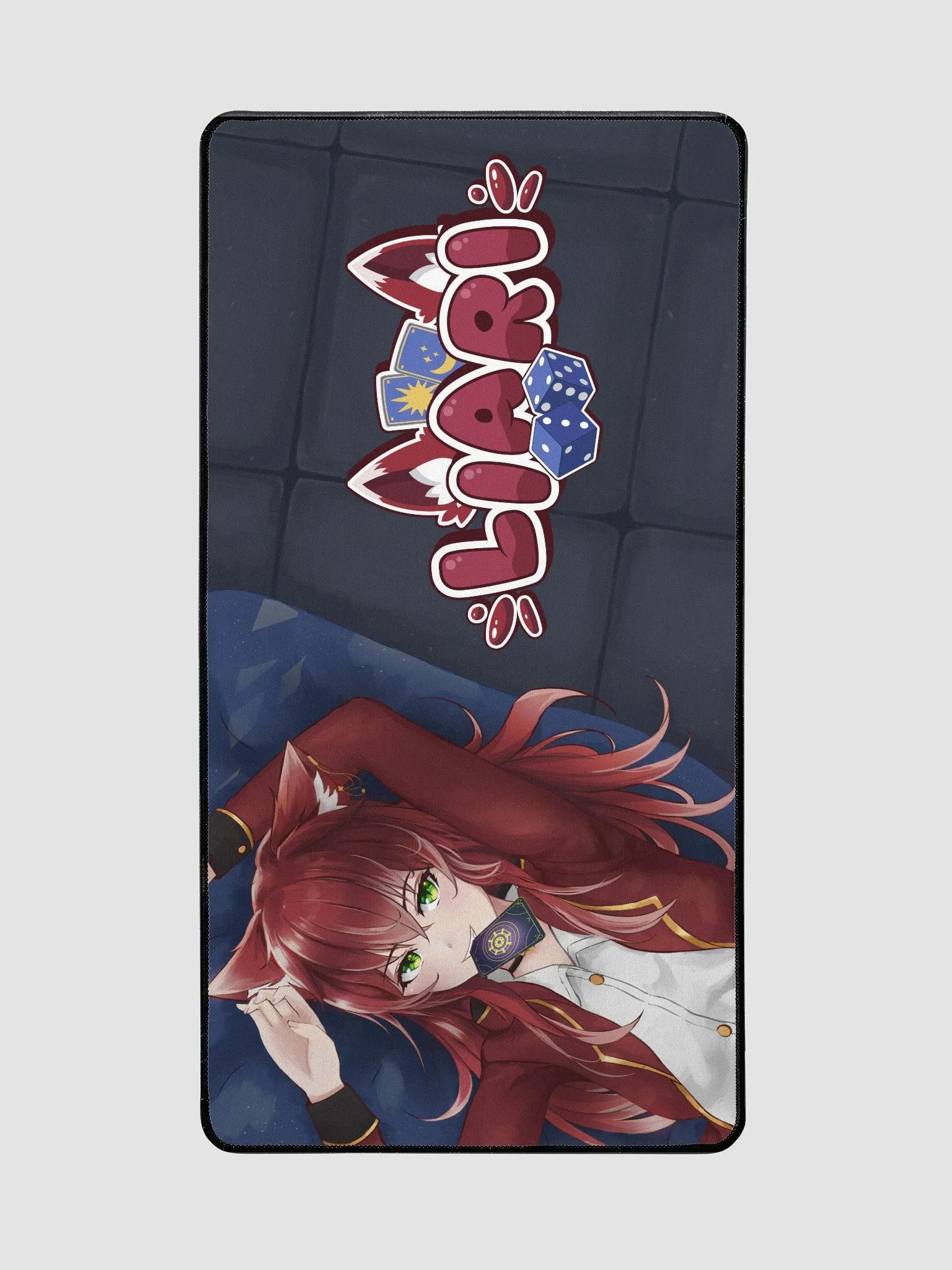 Liari Gaming Desk Mat + Logo (15.5