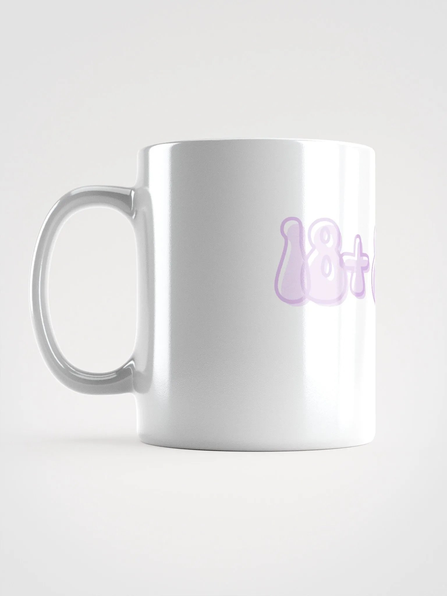 18+ & Sus Mug Pink, White Mug product image (6)