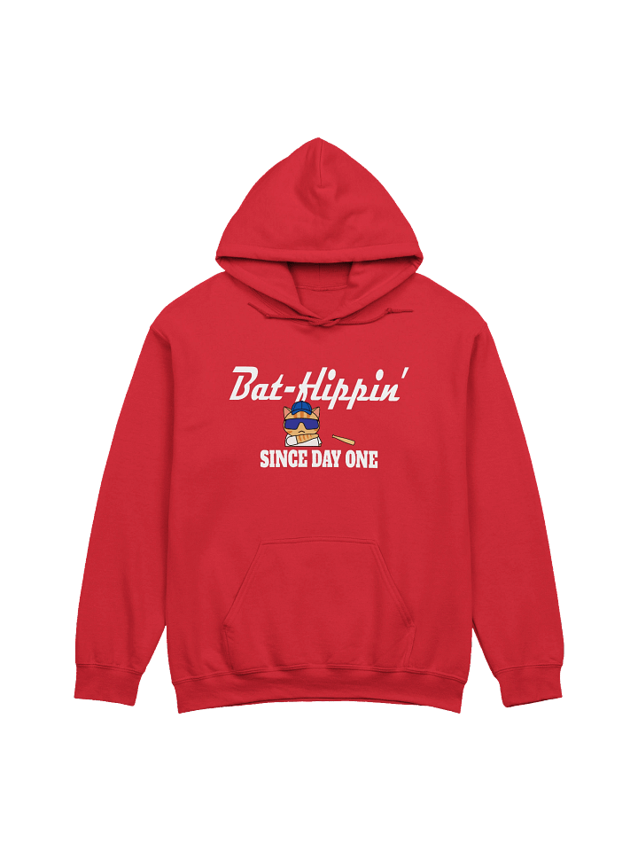 Baseball Cat (Bat-flippin' Since Day One) - Unisex Adult Hoodie product image (7)