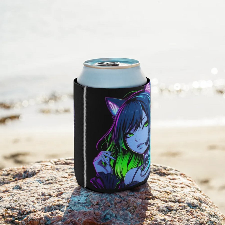 GothAunty Fangs Coozie Can Cooler product image (10)