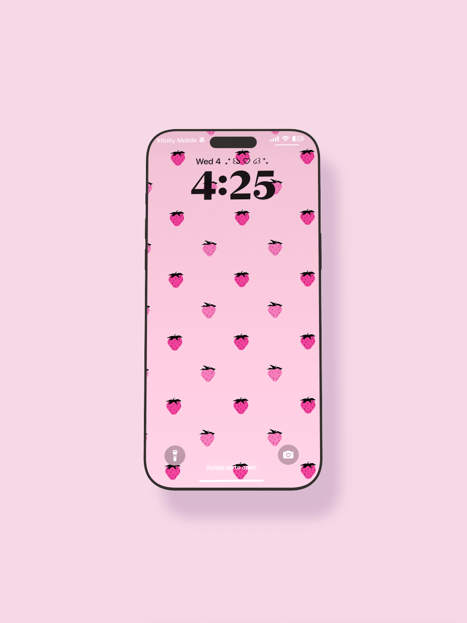 strawberry phone theme/icon set product image (2)