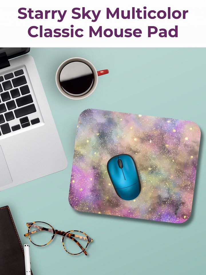 Starry Sky Multicolor Classic Mouse Pad product image (1)