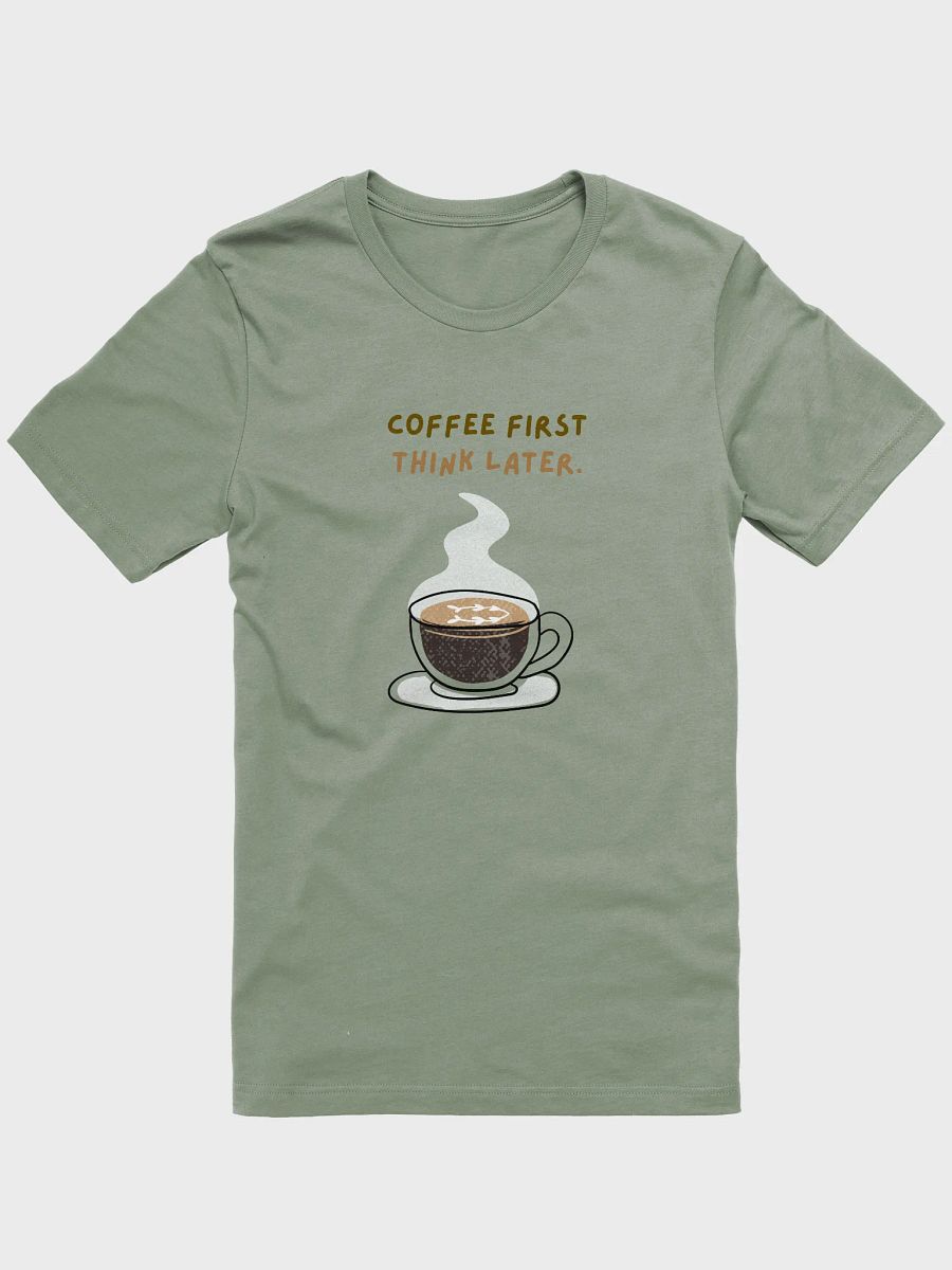 Arrow Brew Unisex T-Shirt | caffee first think later product image (5)