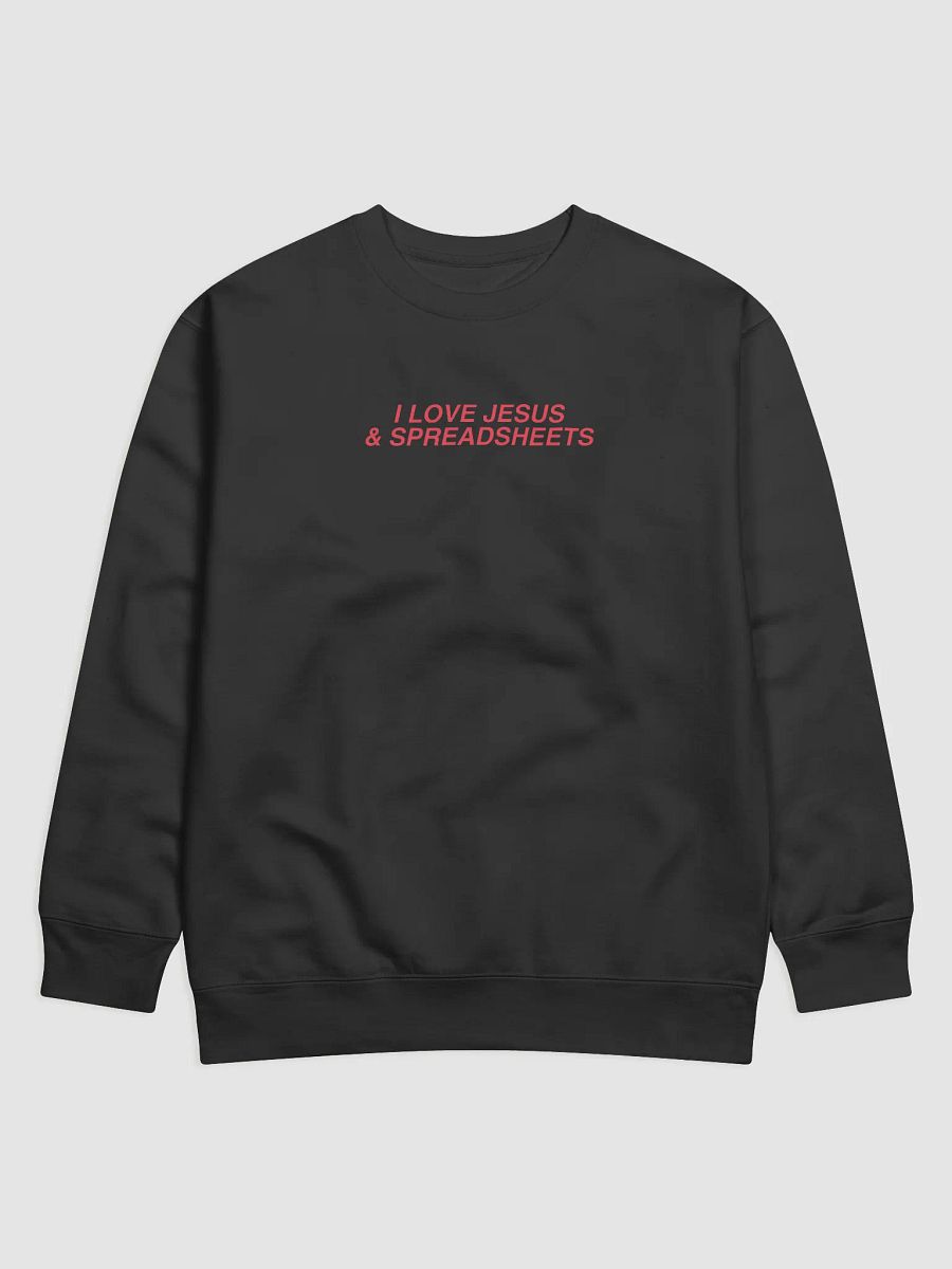 I Love Jesus & Spreadsheets Crewneck product image (1)