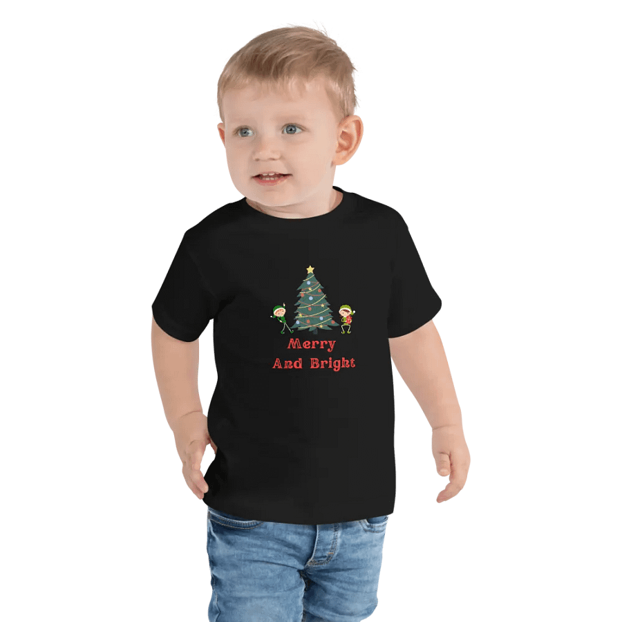 Merry And Bright Toddler T-Shirt product image (7)