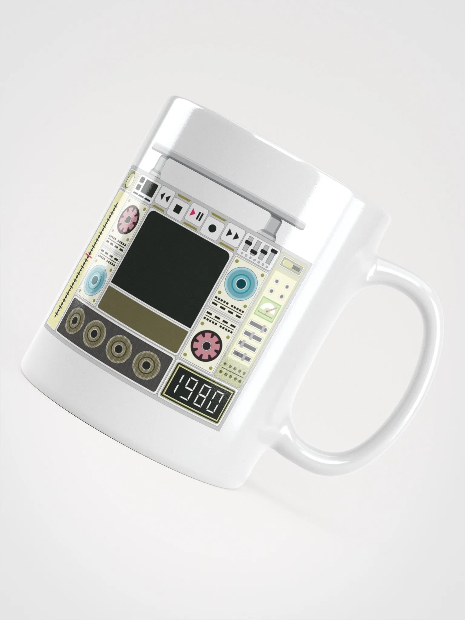 Rap Waveback Machine Mug - White product image (4)