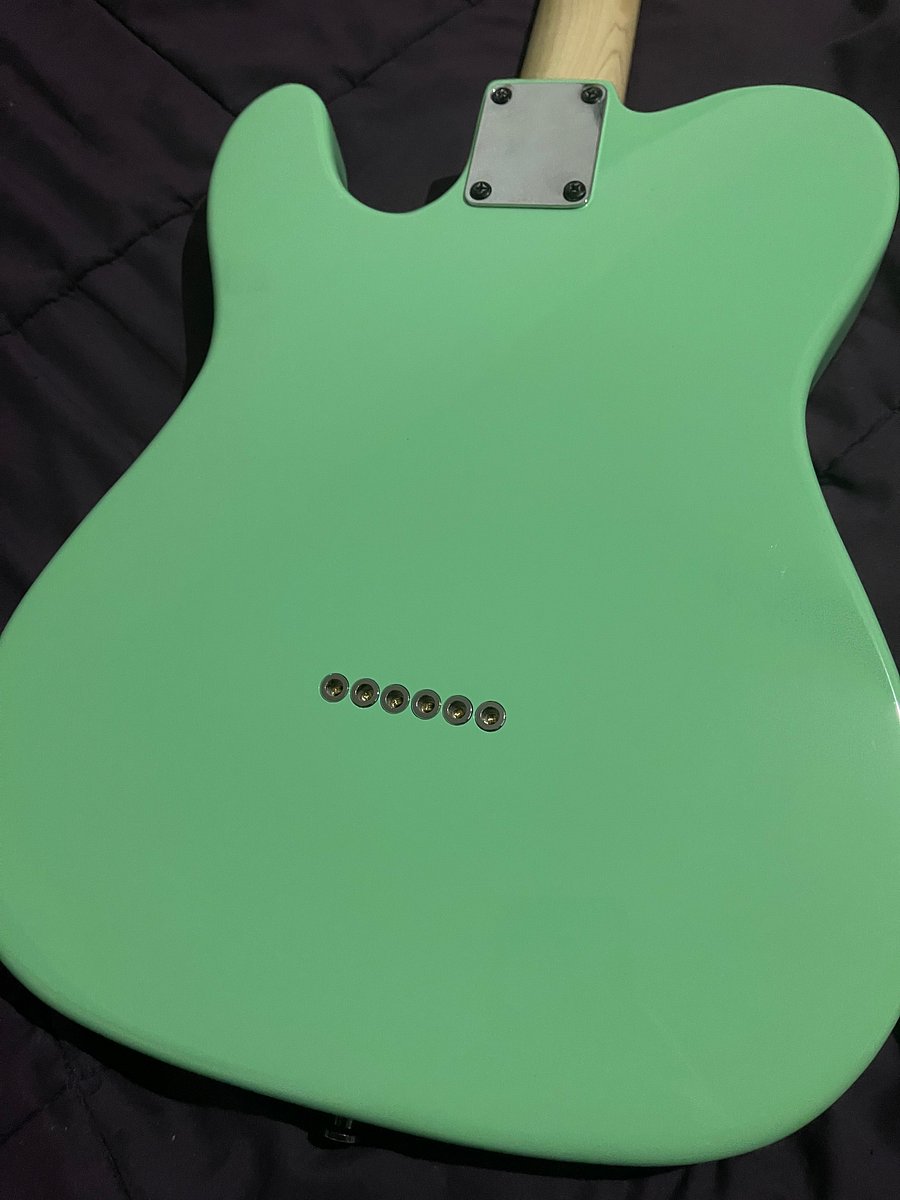 GD Guitars Super T | Seafoam Green | Alder Body | Maple Neck | Graphtec & Fender Hardware | D’Addario Locking Tuners product image (4)