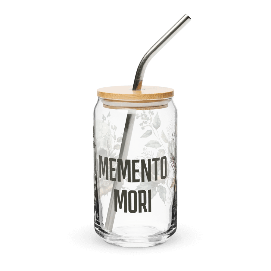 Memento Mori Can-Shaped Glass product image (4)