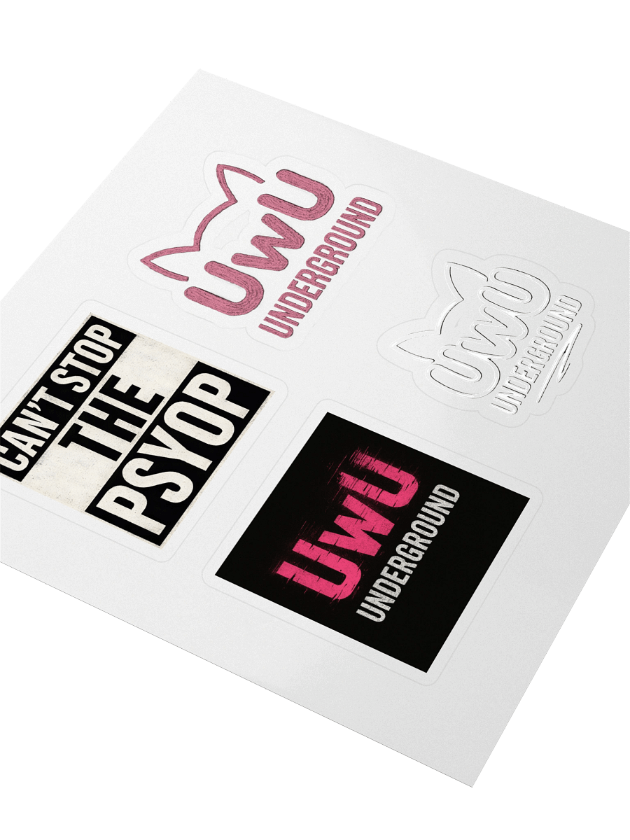 UwU Underground - Lappie Stickers product image (3)