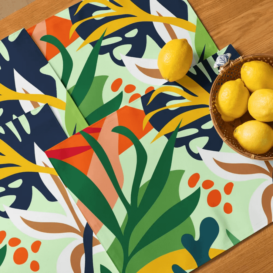 Tropical Foliage Placemat Set (4) product image (12)