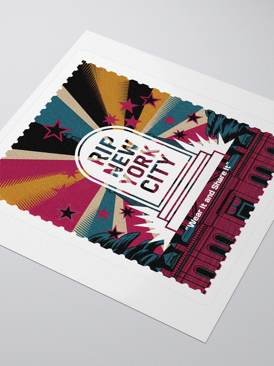 RIP NYC Full Color Stickers (C) product image (9)