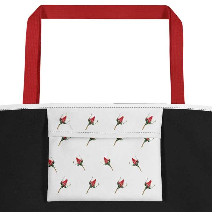 Blooming Red Rose Large Tote Bag product image (2)