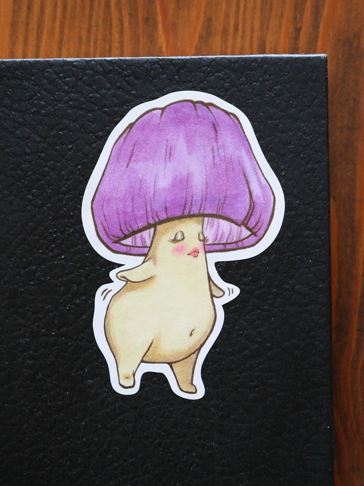 DANCE MUSH VIOLET STICKER product image (1)