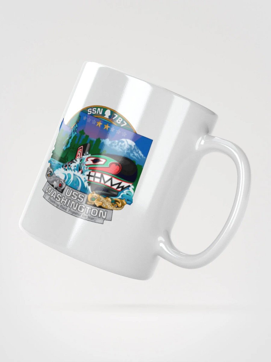 USS Washington SSN 787 White Coffee Cup product image (2)