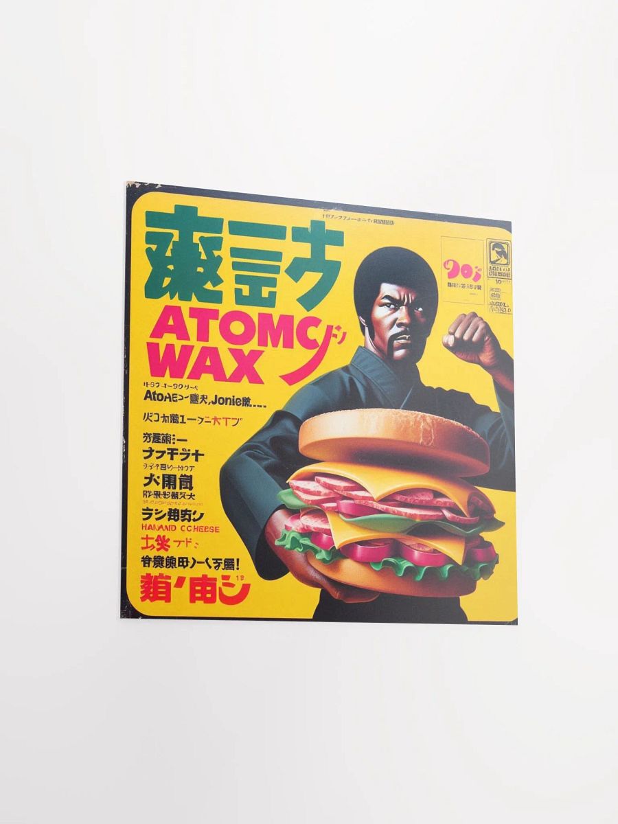 Kung Fu D*ck Ham & Cheese Atomic Wax Poster product image (5)