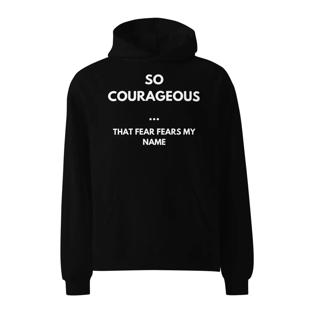 So Courageous Motivational Hoodie product image (1)