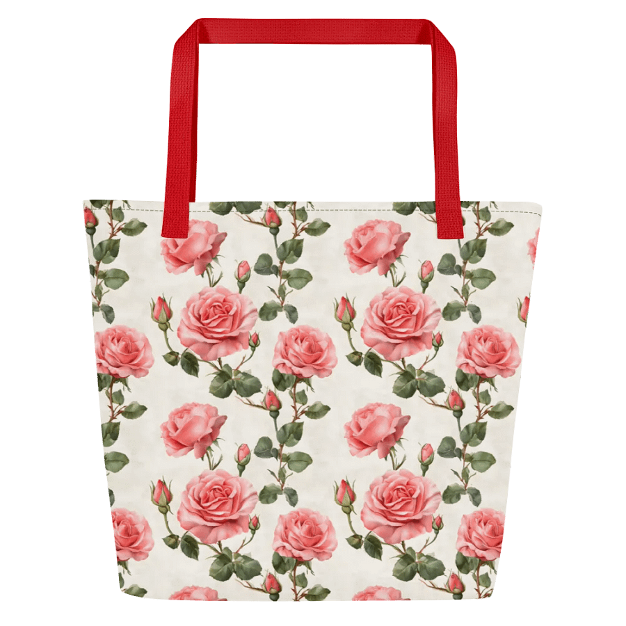 Elegant Rose Garden Large Tote Bag product image (1)